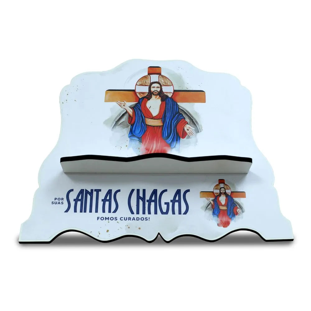 Porta Bíblia Personalizado Jesus das Santas Chagas