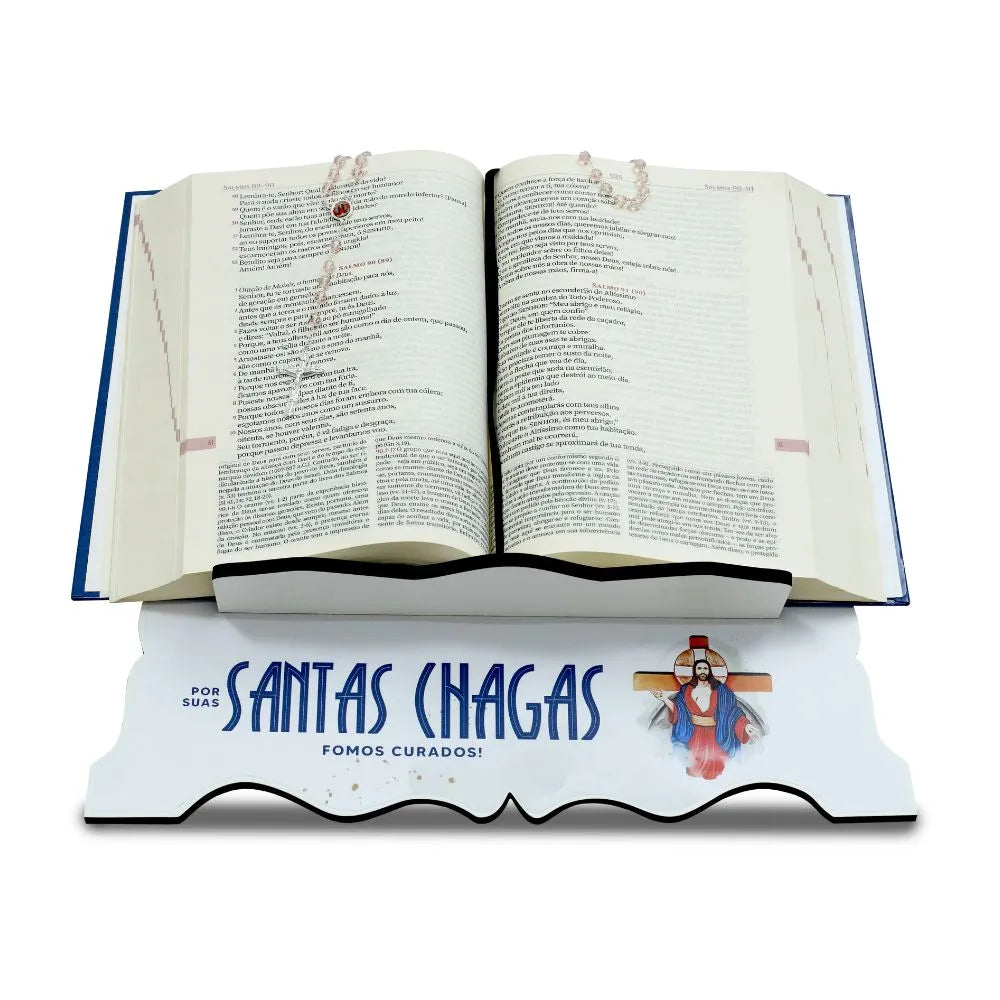 Porta Bíblia Personalizado Jesus das Santas Chagas