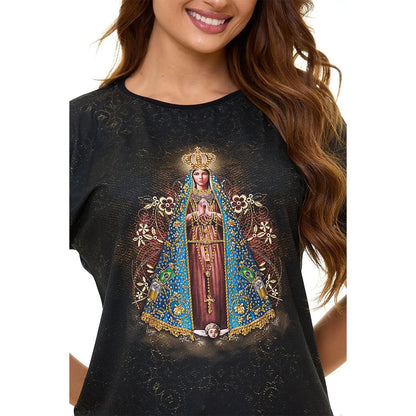 Blusa Nossa Senhora Aparecida Bordada